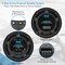 Pyle 6.5 Dual 2-Way Marine Bluetooth Speaker, PLMRBT65B, PR PLMRBT65B - alternate 4